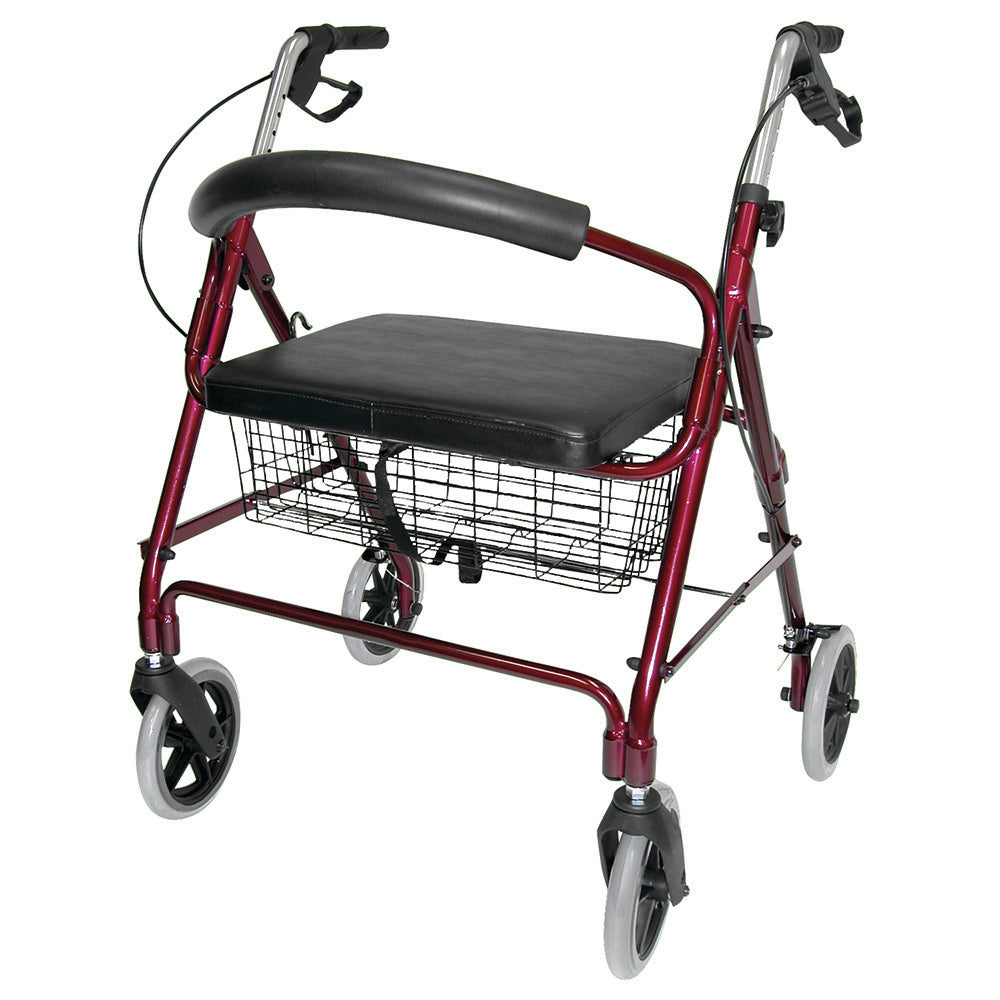 DMI Lightweight Extra-Wide Heavy-Duty Aluminum Rollator AM-501-1029-0700