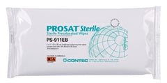 Fisher Scientific PROSAT® Sterile™ Surface Disinfectant Cleaner Premoistened Cleanroom Wipe 30 Count Soft Pack Disposable Alcohol Scent Sterile - M-740603-3402 - Case of 1440