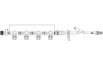 ICU Medical Manifold 2 Way, 2 Gang - M-731923-4491 - Case of 25