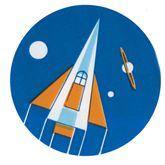 "Rocket Ship" Award Stickers Rocket Ship ,200 / roll - Axiom Medical Supplies