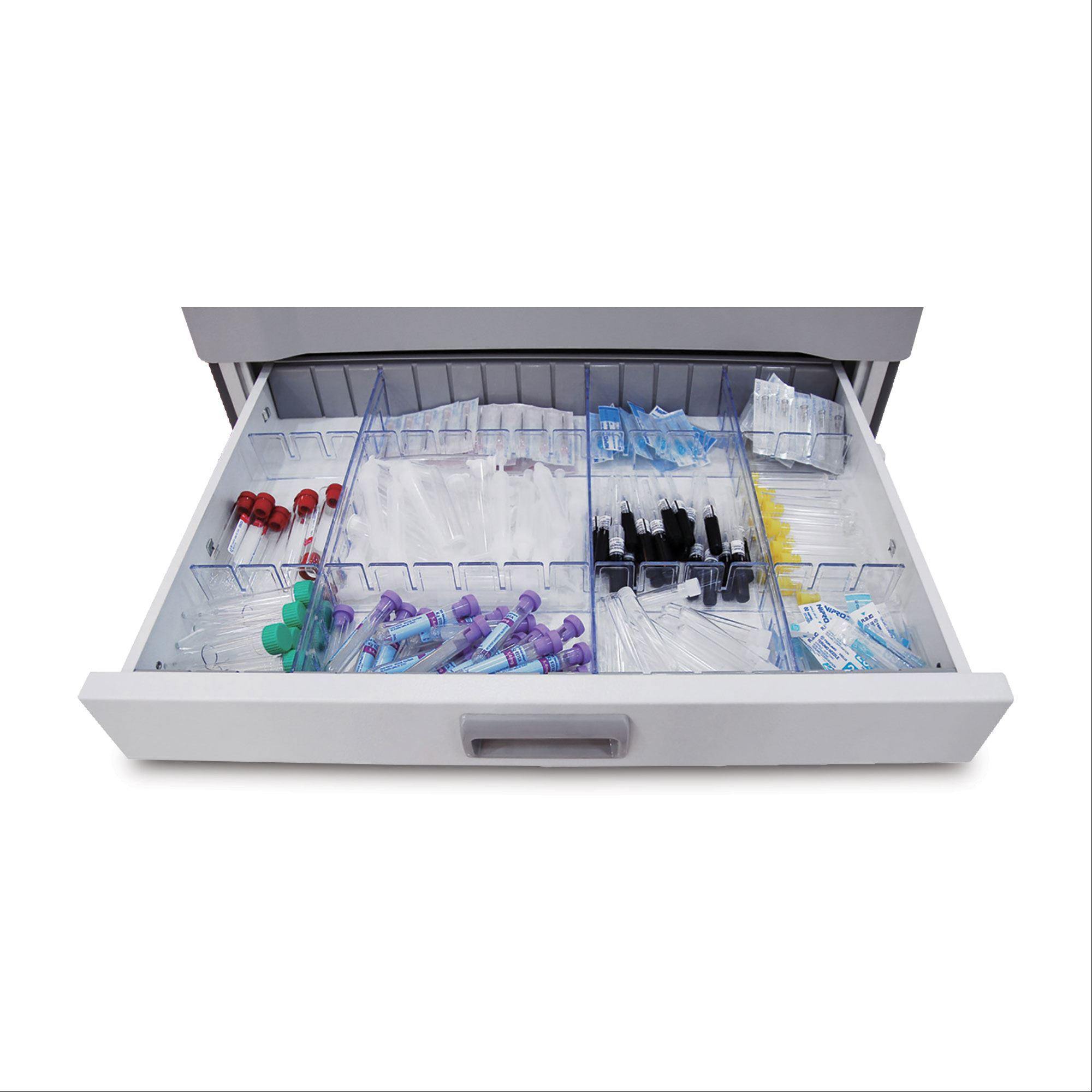 Tilt Bin Medical Supply Cart