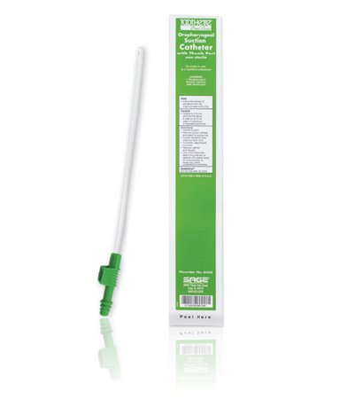 Sage Products Suction Catheter Toothette® Oropharyngeal Style Thumb Valve Vent