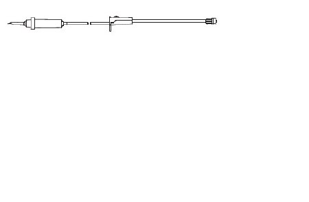 Smiths Medical Primary Administration Set 20 mL / Hr Drip Rate 75 Inch Tubing - M-197274-4887 - Case of 25
