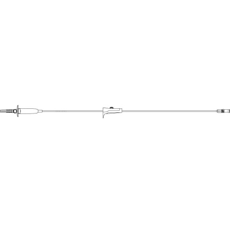 ICU Medical Secondary Set Option-Lok™ Connector NonDEHP, Macrobore 0.100 Inch - M-732292-3121 - Each