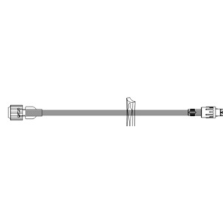 ICU Medical Extension Set 20 Inch Tubing 2.1 mL Priming Volume DEHP-Free - M-867200-2979 - Case of 50
