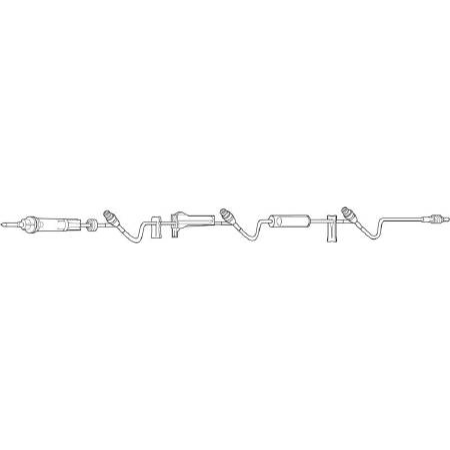 Baxter Primary Administration Set Continu-Flo® 10 Drops / mL Drip Rate 103 Inch Tubing - M-514302-2988 - Case of 48