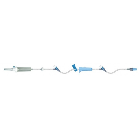 Medtec Medical Inc Primary Administration Set Health Line 10 Drops / mL Drip Rate 112 Inch Tubing 3 Ports - M-1136471-3565 - Case of 50
