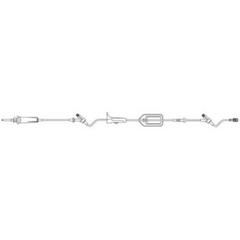 B. Braun Pump IV Set Vista® 124 Inch Length 23 mL Volume 15 drops / mL Flow Rate - M-1059892-4790 - Case of 50