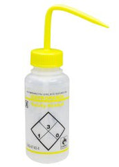 Safety Wash Bottle Label / Wide Mouth LDPE / Polypropylene Closure 500 mL (16 oz.) PACK OF 6 MK-1002592