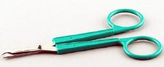 Stitch Scissors Econo Sterile™ Littauer 4-1/2 Inch Length Floor / Office Grade Stainless Steel / Plastic Sterile Finger Ring Handle Straight Blunt Tip / Blunt Tip CASE OF 100 MK-1002655