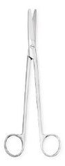 Dissecting Scissors Centurion® Mayo 9 Inch Length Floor / Office Grade Stainless Steel Sterile Finger Ring Handle Curved Blunt Tip / Blunt Tip CASE OF 20 MK-1003784