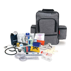 marketlab Hopkins Deluxe PT Home Call Bag Kit, With Antimicrobial 21st Century Plus Home Care Backpack  1 / each