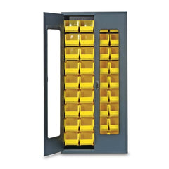 MARKET LAB 78"H Gray QuickView Storage Cabinet w/36 Bins each ML100946
