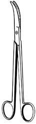 Dissecting Scissors Sklar® Jorgenson 12 Inch Length OR / Surgical Grade German Stainless Steel NonSterile Finger Ring Handle Strongly Curved Blunt Tip / Blunt Tip EACH MK-1010022