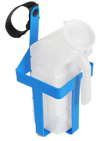 Urinal Holder PLG Hook and Loop Straps, Plastic, Blue For Most Standard Male Urinals L W/HOOK & LOOP STRAP PLAS BLU (50/CS) MK-1017585