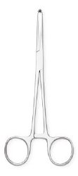 Tissue Forceps Centurion® Allis 8 Inch Length Floor / Office Grade Stainless Steel Sterile Locking Finger Ring Handle Straight 5 X 6 Teeth CASE OF 20 MK-1017616