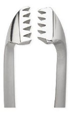 Tissue Forceps Centurion® Allis 8 Inch Length Floor / Office Grade Stainless Steel Sterile Locking Finger Ring Handle Straight 5 X 6 Teeth CASE OF 20 MK-1017616