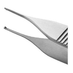 Tissue Forceps Centurion® Lil' Tips® Adson 4-3/4 Inch Length OR / Surgical Grade Stainless Steel Sterile NonLocking Thumb Handle Straight 1 X 2 Teeth CASE OF 20 MK-1017617