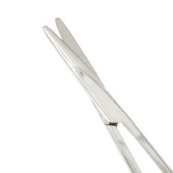 Dissecting Scissors Centurion® Metzenbaum 7 Inch Length Floor / Office Grade Stainless Steel Sterile Finger Ring Handle Straight Blunt Tip / Blunt Tip CASE OF 20 MK-1017628