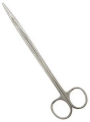 Dissecting Scissors Centurion® Metzenbaum 7 Inch Length Floor / Office Grade Stainless Steel Sterile Finger Ring Handle Straight Blunt Tip / Blunt Tip CASE OF 20 MK-1017628