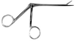 Alligator Forceps Centurion® 3-1/2 Inch Length Floor / Office Grade Stainless Steel Sterile NonLocking Finger Ring Handle Straight Serrated Tips CASE OF 20 MK-1018926