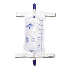 Urinary Leg Bag Medline® Anti-Reflux Valve Sterile 600 mL Vinyl W/TWIST VLV EX-TUBING18" MED 19OZ (48/CS) MK-1020808