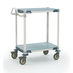MARKET LAB MetroMax i® Antimicrobial Utility Cart 2- Shelf 39.25"H, 18"W x 30"D EACH ML102431