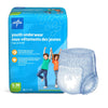 McKesson Unisex Youth Absorbent Underwear Pull On with Tear Away Seams Small / Medium Disposable Heavy Absorbency MK-1026027