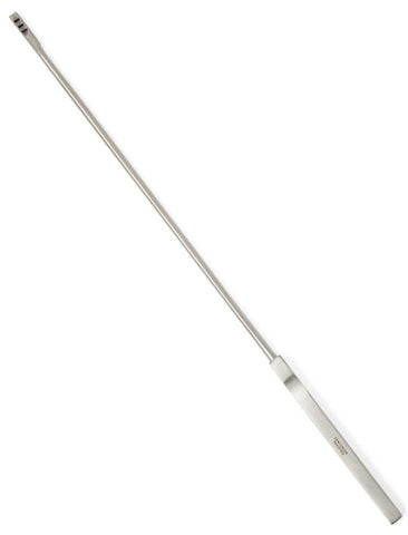 Endocervical Biopsy Curette Centurion® Kevorkian 12 Inch Length Flat Handle 4 mm Tip Straight Fenestrated Rectangular Tip Case of 20 MK-1026067