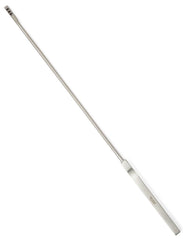 Endocervical Biopsy Curette Centurion® Kevorkian 12 Inch Length Flat Handle 4 mm Tip Straight Fenestrated Rectangular Tip Case of 20 MK-1026067
