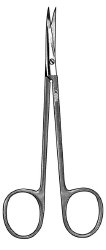 Dissecting Scissors Sklar® Shea 4-3/4 Inch Length OR / Surgical Grade German Stainless Steel NonSterile Finger Ring Handle Curved Sharp Tip / Sharp Tip EACH MK-1027033