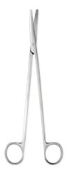Dissecting Scissors Centurion® Metzenbaum 9 Inch Length Floor / Office Grade Stainless Steel Sterile Finger Ring Handle Curved Blunt Tip / Blunt Tip CASE OF 20 MK-1027067
