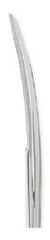 Iris Scissors Centurion® 4-1/2 Inch Length Floor / Office Grade Stainless Steel Sterile Finger Ring Handle Curved Sharp Tip / Sharp Tip CASE OF 20 MK-1028017