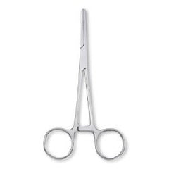 Hemostatic Forceps Centurion® Rochester-Pean 6-1/4 Inch Length Floor / Office Grade Stainless Steel Sterile Locking Finger Ring Handle Straight Serrated Tips CASE OF 20 MK-1028022