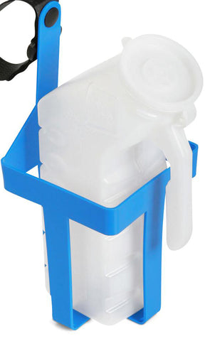 Urinal Holder PLG Vinyl Straps, Plastic, Blue For Most Standard Male Urinals  W/VINYL STRAP PLAS BLU (50/CS) MK-1033160