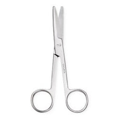 Dissecting Scissors Centurion® Mayo 5-1/2 Inch Length Floor / Office Grade Stainless Steel Sterile Finger Ring Handle Curved Blunt Tip / Blunt Tip CASE OF 20 MK-1033177