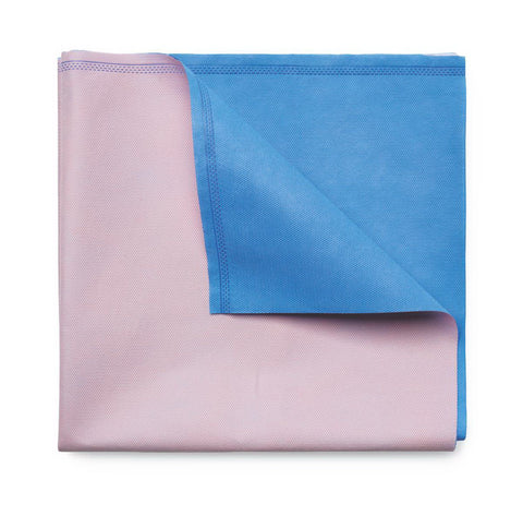 Surgical Instrument Wrap 36 X 36 Inch, Blue and Pink, SMS Polypropylene CASE OF 75 MK-1039851