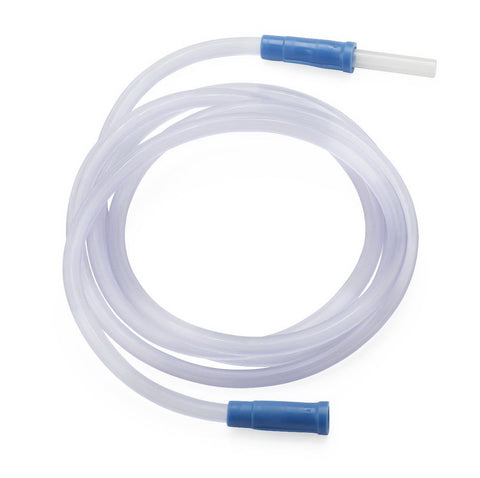 McKesson Suction Tubing Clear 3/16 Inch I.D. 6 Foot Length Non-Conductive PVC Sterile SCTN RIBBED CONN 3/16"X6' (50/CS) MK-1041740