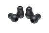 Stethoscope Eartip Littmann® Large, Small, Black, Snap Tight Soft Seal For All Stethoscopes Case of 10 MK-1041886