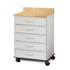 MARKET LAB Mobile Cabinet with Five Drawers Mobile Cabinet, 5 Drawers EACH ML10495