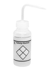 Wash Bottle Safety-Vented™ Labeled / Wide Mouth LDPE / Polypropylene Closure 250 mL (8 oz.) PACK OF 3 MK-1054132