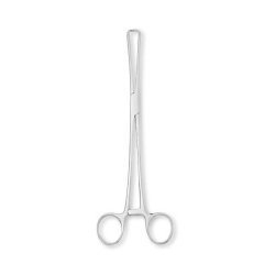 Tenaculum Forceps Centurion® Schroeder 9-1/2 Inch Length Floor / Office Grade Stainless Steel Sterile Locking Finger Ring Handle Straight 1 X 1 Sharp Prongs CASE OF 20 MK-1054207
