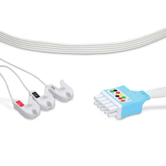 marketlab Disposable ECG Leadwires GE Marquette, 3-Lead Pinch  10 / pk