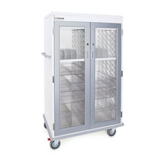 MARKET LAB Insight® Mobile Supply Cart, Double-Width, Double Column with 15 Storage Accessories • 40.6"W x 28.3"D x 63.8"H EACH ML106518