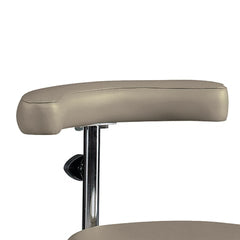 MARKET LEB Surgical Stool with Brushed Aluminum Base • EACH ML106612
