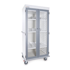 MARKET LAB Insight® Mobile Supply Cart, Double-Width, Single Column with 12 Storage Accessories • 40.6"W x 28.3"D, EACH ML106780