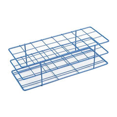 Marketlab HDPE Coated Wire Rack • 20-25mm Tubes, 24 Well • 4.1"W x 10.7"L x 3.2"H EACH ML107305-BL