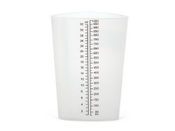 Graduated Container Triangular Polypropylene 1,000 mL (32 oz.) CA/EA MK-1076076