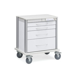 MARKET LAB Pace Cart, 21 • White Frame With Drawers • 29.25"W x 21.25"D x 33"H EACH ML107699