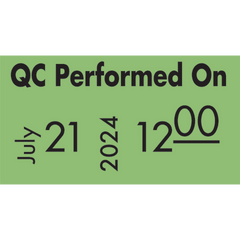 Monarch 1131 Label Gun "QC PERFORMED ON" Labels ,20000 / bx